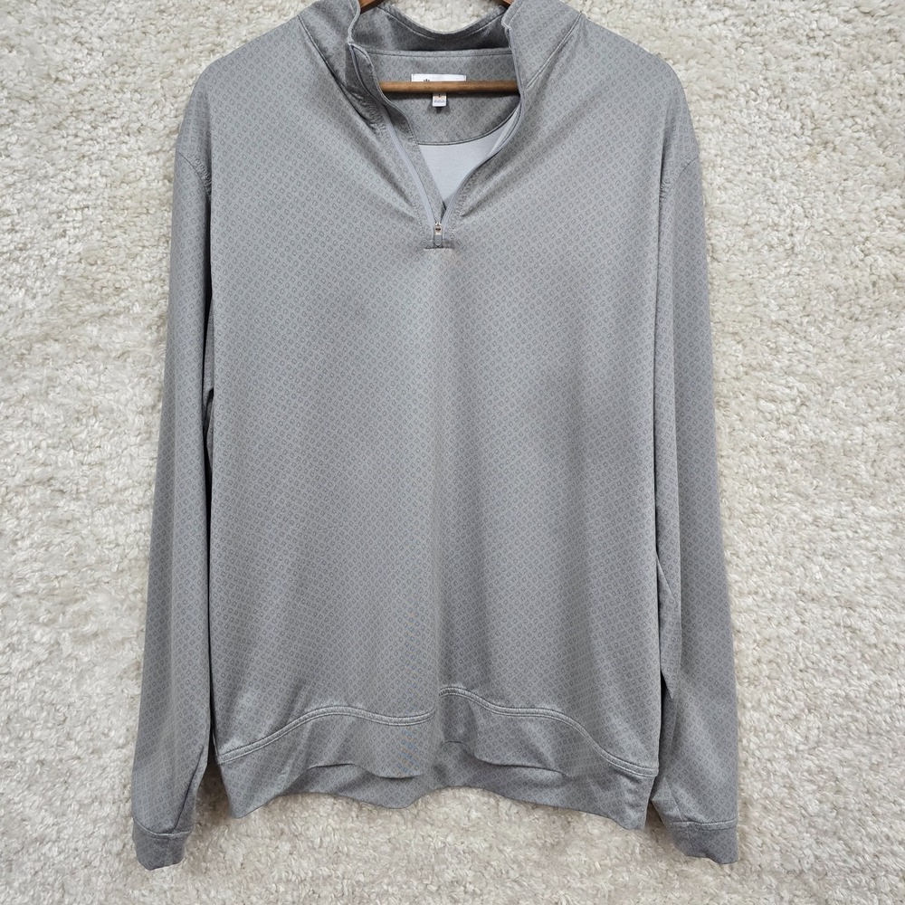 Peter Millar‎ Mens Perth Performance 1/4 Zip Pullover Size L Golf Activewear
